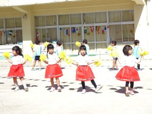 運動会予行練習
