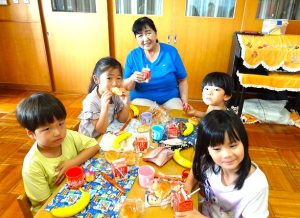 お泊まり保育（年長組）