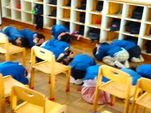 避難訓練（地震）