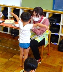 身体測定（年長組・年中組）