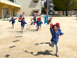 こいのぼり遊び（年中組）
