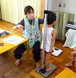 身体測定（年長組・年中組）