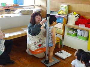 身体測定（年少組）