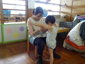 身体測定（年少組）
