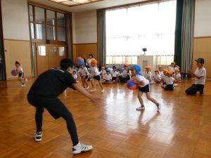 訪問バスケ教室（年長組）