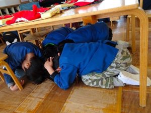 避難訓練（地震）