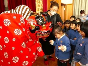 ホールイベント（獅子舞）
